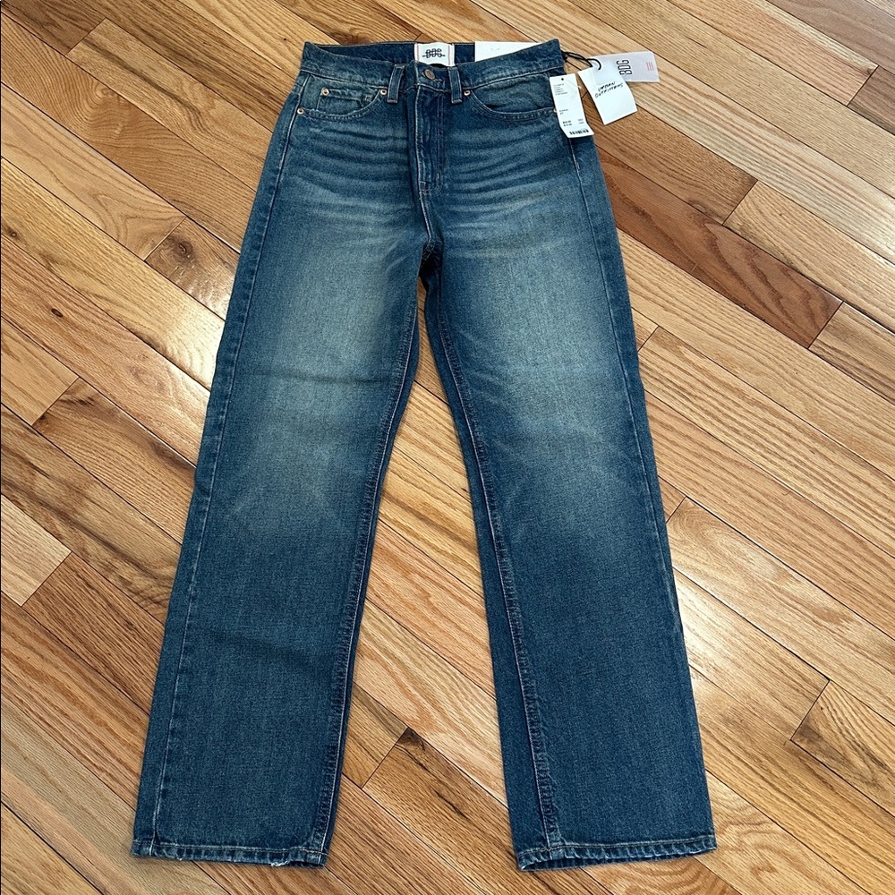 Urban Outfitters BDG Classic Blue Women's Cowboy Jeans 100% Cotton NWT 27/4 - Picture 3 of 7
